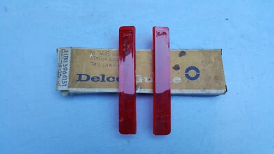 NOS 1970-1972 EL CAMINO+SW+GMC SPRINT RR TAIL LAMP REFLEX LENSES 5964151,152 PR Foto 1 de 2