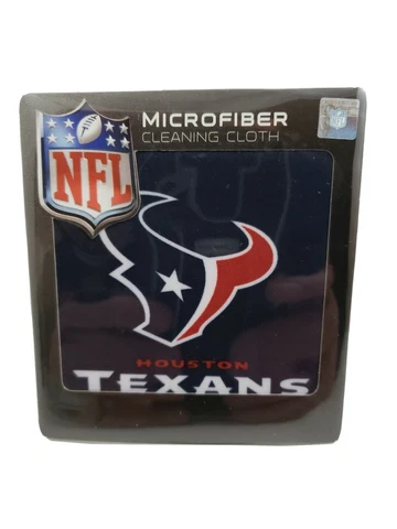 Official NFL Houston Texans Microfiber Cleaning Cloth Eyeglasses/Sunglasses NEW! Cover