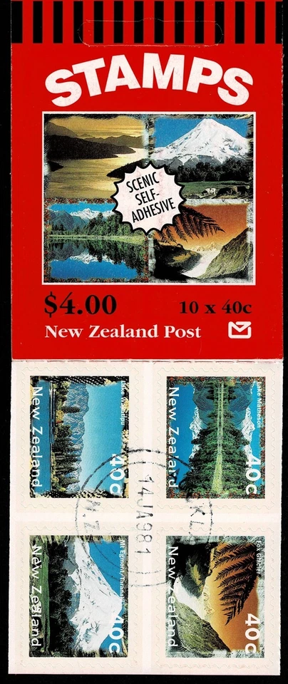 NEW ZEALAND - 1998 TOURISM BOOKLET - Sc#SB 89- CTO - NZ 31 - Image 1 of 1