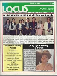 Locus Science Fiction Magazine December 1985 World Fantasy Awards Fritz Lieber - Bild 1 von 1