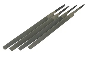4" FILE TRIANGOLARI X 4PZ FILE LISCI TAGLIO FINE TRE FILE QUADRATI RDGTOOLS - Foto 1 di 1