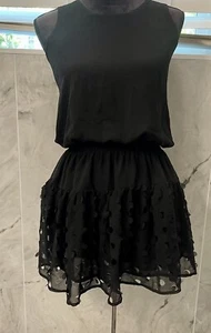ELLA MOSS SLEEVELESS BLACK DRESS GIRL SIZE 14 NWT - Picture 1 of 6