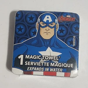 Magic Towel Marvel The Avengers Captain America 11.75"x11.75" 2016 New - Picture 1 of 2
