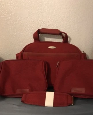 SAMSONITE Carry On Travel Suitcase Luggage Duffle Bag Set 3 Bags Extra Strap - Image 1 of 4