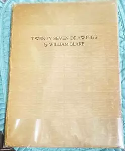 TWENTY-SEVEN DRAWINGS BY WILLIAM BLAKE / 1st Edition 1925 - Picture 1 of 2