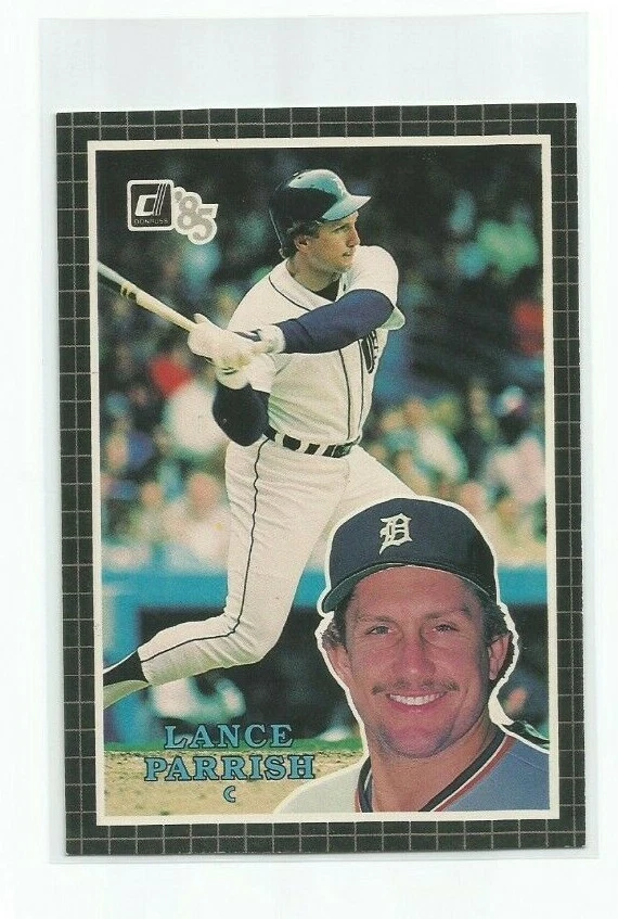 LANCE PARRISH (Detroit Tigers) 1985 DONRUSS JUMBO CARD (3 1/2" X 5") #53 - Image 1 of 1