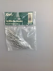 Kirsch 3,0" Ganci di Testa Lunghi a Pin-on Slip-In Numero 14 per Tende/Tendeggi - Foto 1 di 2