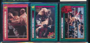 Lot (3) Shawn Michaels 1996 1998 WWF Magazine Cards #181 164 60 (IU18) SWSW6 - Picture 1 of 2
