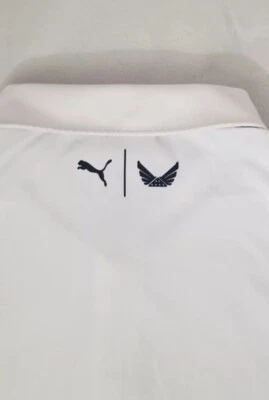 Polo de golf Puma Volition para hombre America Freedom estampado camuflado gris blanco talla mediana Foto 1 de 4