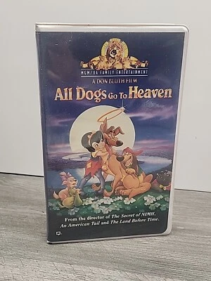 All Dogs Go to Heaven (VHS, 2000, Clam Shell Family Entertainment). Classic! - Image 1 of 4