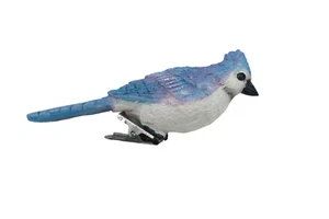 Blue Jay Clip Ornament / Polyresin Bird / Toronto Baseball Fan Christmas Tree - Bild 1 von 15