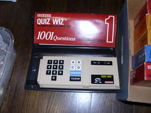 Vintage 1979 Coleco Quiz Wiz w/ Book #1 TESTED, WORKING #3,8,18,19,29 - Picture 1 of 2