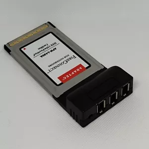 Adaptec FireConnect AFW-1430A 3-Port FireWire IEEE 1394 CardBus Notebooks Laptop - Bild 1 von 7