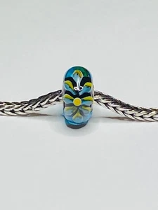 Trollbeads Premium Unique, Black, Blue - Picture 1 of 11