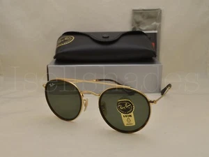 Ray Ban RB3647N (RB3647N-001 51) Gold with Green Lens - Picture 1 of 5