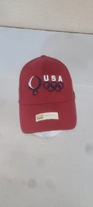 Nike USA Olympic Swoosh Flex Mütze Stretch Fit Neu ohne Etikett Rot - Bild 1 von 6