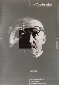 Original vintage poster LE CORBUSIER SWISS EXPO LA CHAUX-DE-FONDS 1987 - Picture 1 of 1