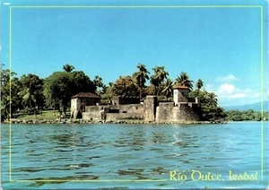 Cartolina Rio Dulce, Izabal Guatemala a Wichita, Kansas Castillo de San Felipe - Foto 1 di 5