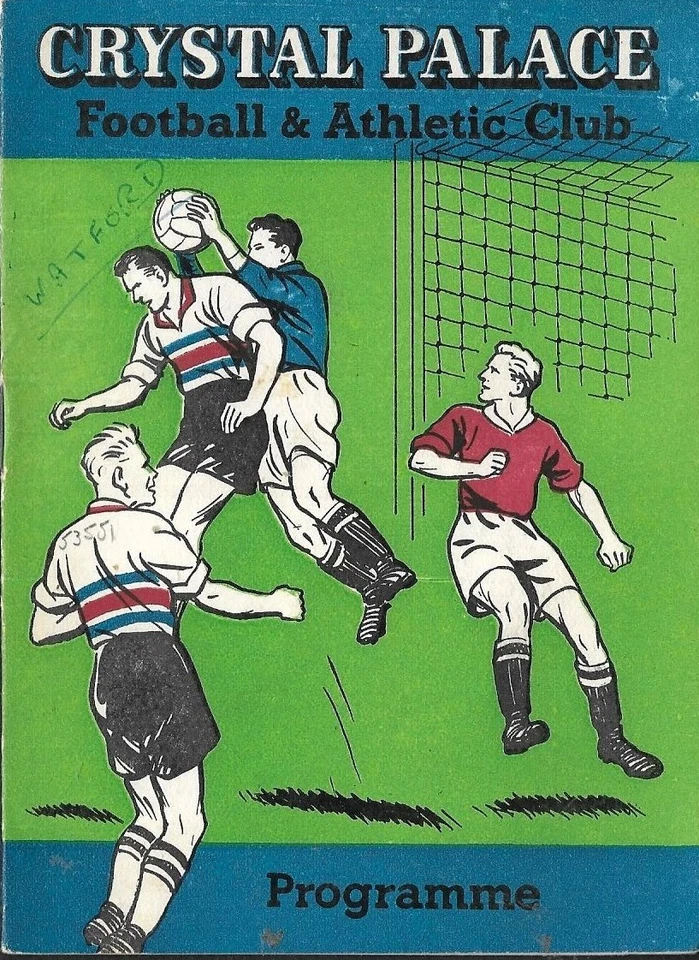 Crystal Palace v Watford. Division 3. 1961-1962 - Image 1 of 1