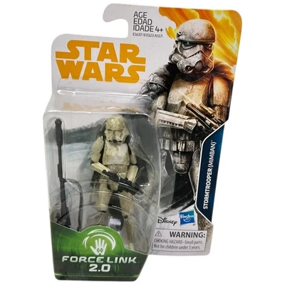 Star Wars Force Link 2.0 Stormtrooper Mimban 3.75" Figura Película Solo 2017 Hasbro Foto 1 de 4