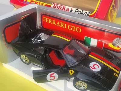 Diecast metal model 1:16 Polistil-Italy FERRARI GTO  (MAGNUM PI) +BOX - Immagine 1 di 4