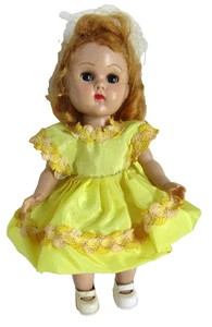 Muñeca vintage años 50 Vogue 8" GINNY, moldeada Lash Walker - Imagen 1 de 5