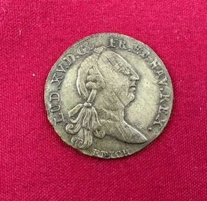 Französische Kontomünze Louis XV König 1753 Jeton OPIFEX PRINCEPS Reiterfigur - Bild 1 von 2