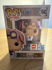Funko Pop! Adesivo One Piece Koby Anime Expo 2025 Con Esclusivo In Mano AX m - Foto 1 di 6