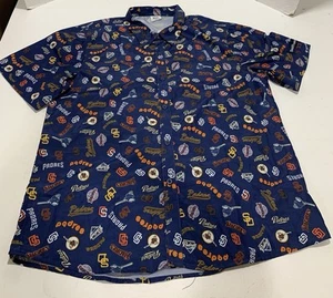 Polo BDA San Diego Padres stampa all over MLB uomo XL - Foto 1 di 7