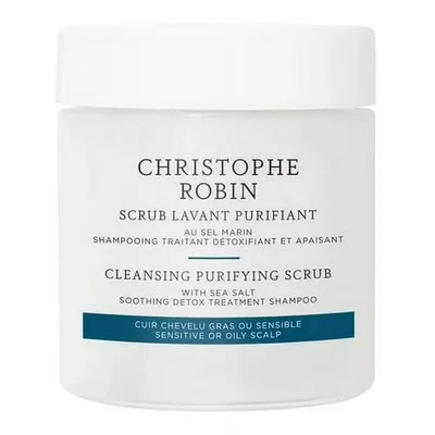 Champú exfoliante purificador de limpieza profunda Christophe Robin con sal marina 2,5 fl oz Foto 1 de 3
