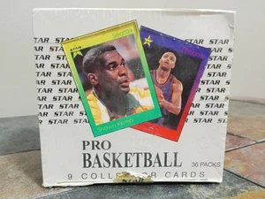 1993-94 93-94 Star Co. Company Basketball Factory Sealed 36 Pack Box Hofers - Bild 1 von 12