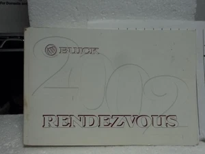 2002 02 RENDEZVOUS * OEM * OWNERS MANUAL OWNER'S HANDBOOK GUIDE 5679 - Picture 1 of 2