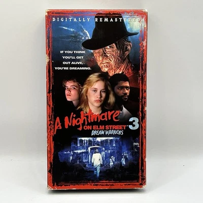 A Nightmare on Elm Street 3: Dream Warriors VHS 1999 Video Tape Remastered VTG - Image 1 of 4