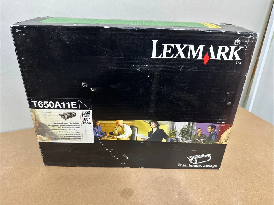 NEW Genuine Lexmark T650H11E Black Toner Cartridge - Image 1 of 4