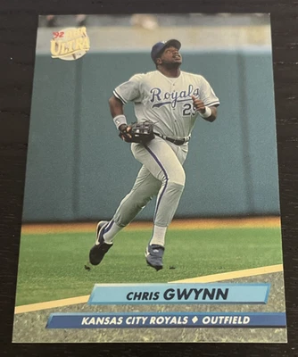 1992 Fleer Ultra - Chris Gwynn - Kansas City Royals - #371 - Image 1 of 2