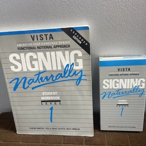 Signing Naturally Student Workbook: Level 1, Expanded Edition - Paperback - GOOD - Picture 1 of 1