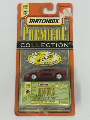 Matchbox Premiere Collection Red Ferrari Testarossa 1:59 S1 - Image 1 of 4
