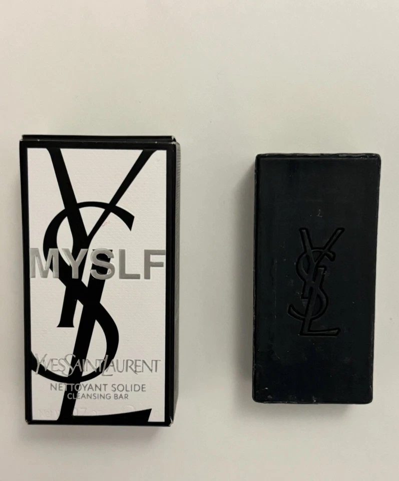 Mini barra limpiadora de jabón para hombre Yves Saint Laurent MYSLF 20 g cara/barba/pelo/cuerpo Foto 1 de 2