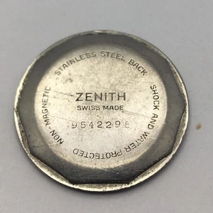 Zenith 9542298 Stainless Steel Watch Back Cover For parts - Picture 1 of 3