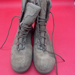 Bates Combat Boots Mens 13 E05580 Desert Tan Vibram Sole Military Crewman - Picture 1 of 18