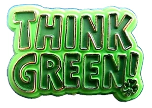 Broche de vacaciones irlandés con subtítulos de colección PIN de San Patricio PINK GREEN Hallmark - Imagen 1 de 2