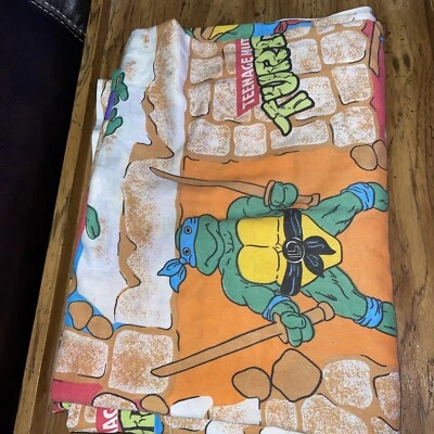 De colección 1988 Teenage Mutant Ninja Turtles TMNT Doble Hoja Plana Mirage Studios Foto 1 de 4