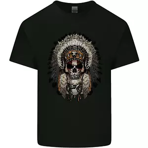 Indianer Totenkopf Kopfschmuck Kinder T-shirt Jungen Mädchen - Bild 1 von 77