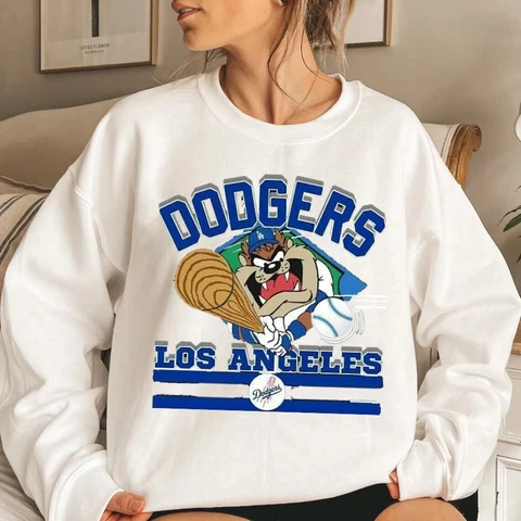 Retro Los Angeles Dodgers Baseball Men's & Women's Baseball Team Sweatshirt Cover