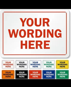 1PC Custom Metal Sign Personalized Design for Home Business Garage Outd - Picture 1 of 5