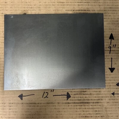 Листовой металл холодного рулона калибр 13 (толщина 0,90 дюйма) - 9 дюймов x 12 дюймов - Изображение 1 из 2
