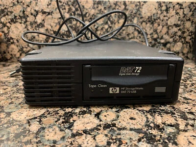 HP StorageWorks DAT 72 USB External Tape Drive - Model #DW027 - Image 1 of 4