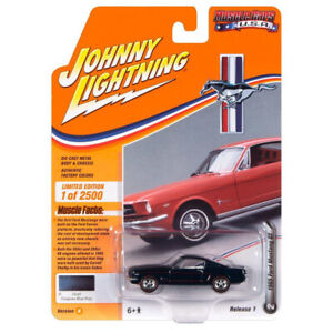 A REL 1 #2 1:64 2020 JOHNNY LIGHTNING 1965 FORD MUSTANG GT MUSCLE CAR USA VS