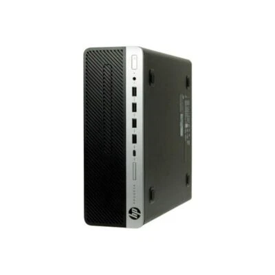 PC HP Prodesk 600 G3 SFF Intel G4400 RAM 8Go SSD 480Go W11 Wifi - Imagen 1 de 4