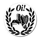 OI! BOOTS Button Pin NEU 2,5cm Skinhead Oi! Working Class Punk Punkrock 1969